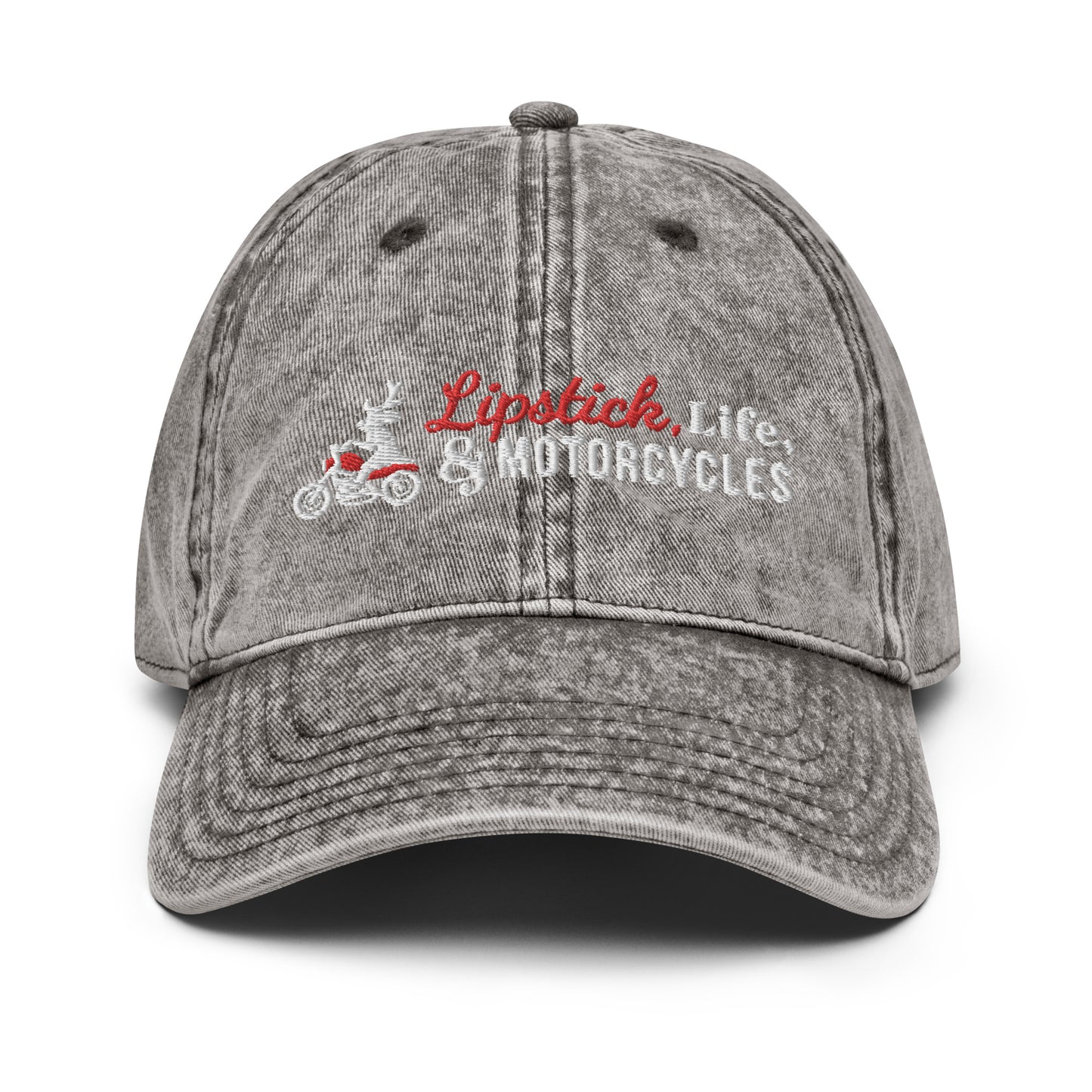 Lipstick, Life & Motorcycles Cap