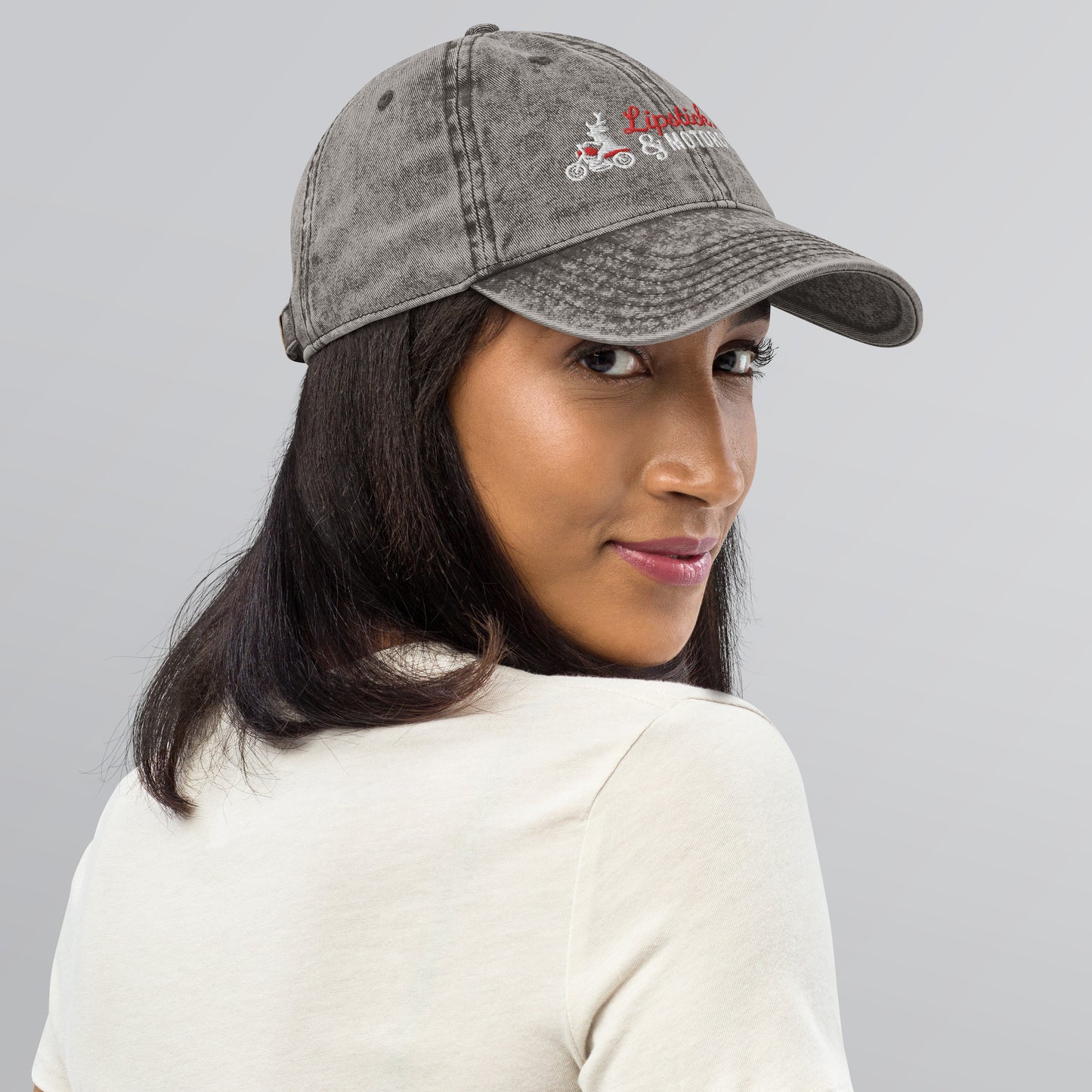 Lipstick, Life & Motorcycles Cap